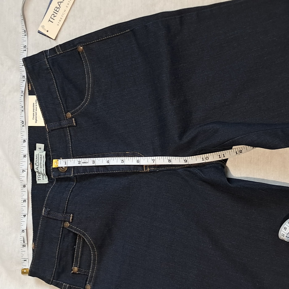 Tibal Favorite Jean Stretch Extensible Jeans. Size 4.‎ Dark Wash. - Picture 2 of 12